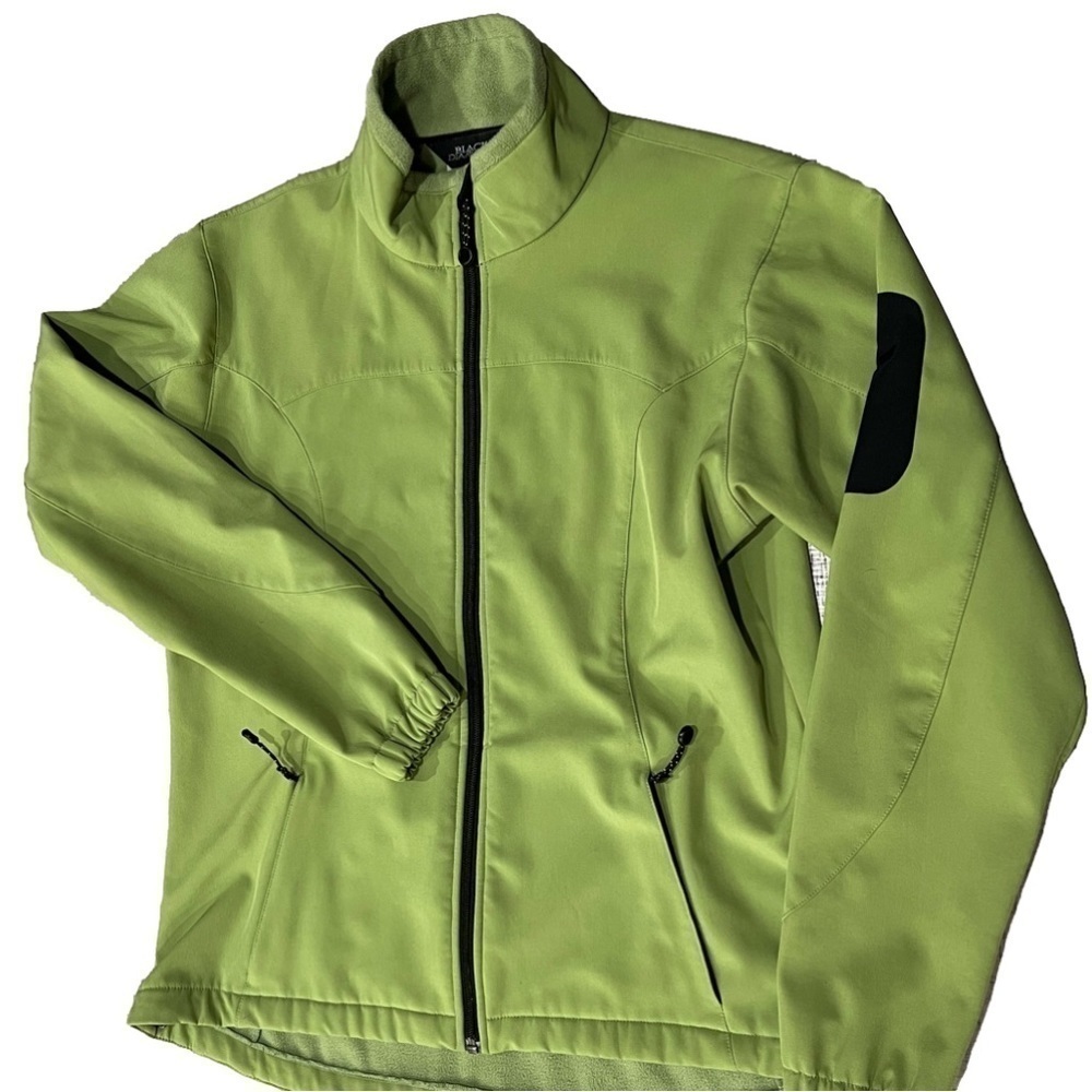 Black Diamond Green Fleece Lined Weatherproof Jacket Women's Size Large